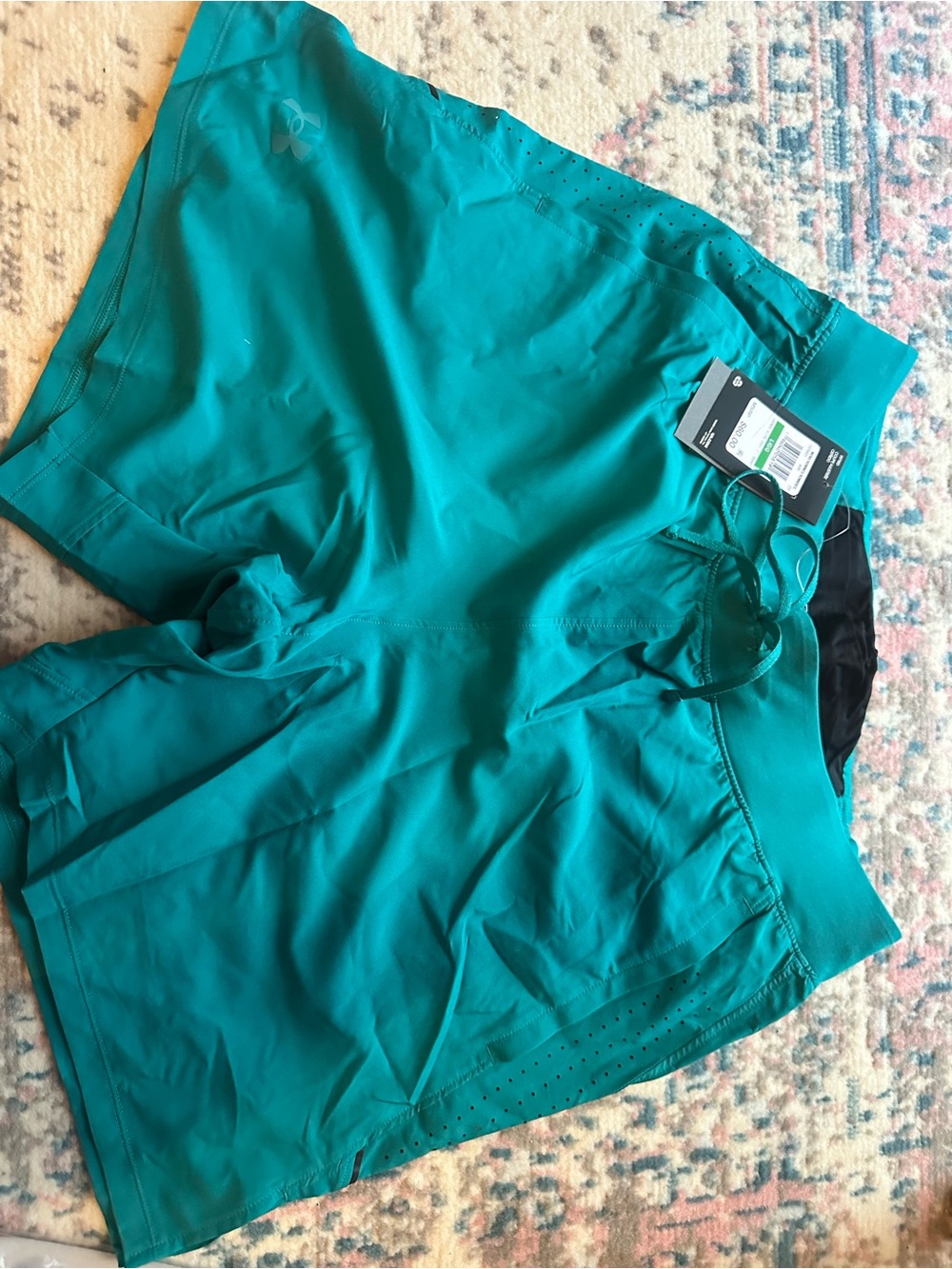 Under Armour Teal Men's Athletic Shorts size Large